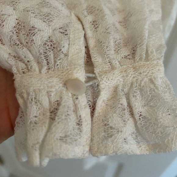 Sezane Size 36 (US 4) Lace Blouse - Picture 3 of 5